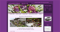 Desktop Screenshot of kvetinarstviricany.cz